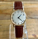 Omega 9ct Gold Ladies watch | 1972 | Rare 25mm Dial | Full Arabic Numeral Dial
