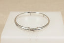 Vintage Silver Hinged Bangle 1972