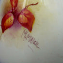 Royal Worcester Fruit Vases Signed By Michelina (Mickey) Miller C1954