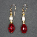 Bridget-Red-crystal-and-pearl-drop-earrings-lp-086a