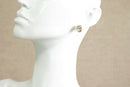 Stylish 9ct Gold Blue Topaz Stud Earrings