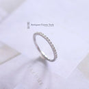 18ct White Gold Diamond Half Eternity Ring 0.35ct