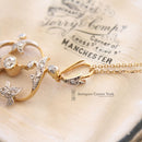 Art Nouveau 9ct Diamond Pendant