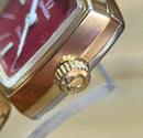 Omega Genève 1969 Cal.485 Rare Burgundy Oxblood Dial Ladies Watch Ref.511.307