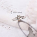 Vintage 18ct White Gold Diamond Solitaire 0.60ct