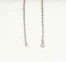 Finely Made Sterling Silver & Amber Art Nouveau Style Pendant with Chain