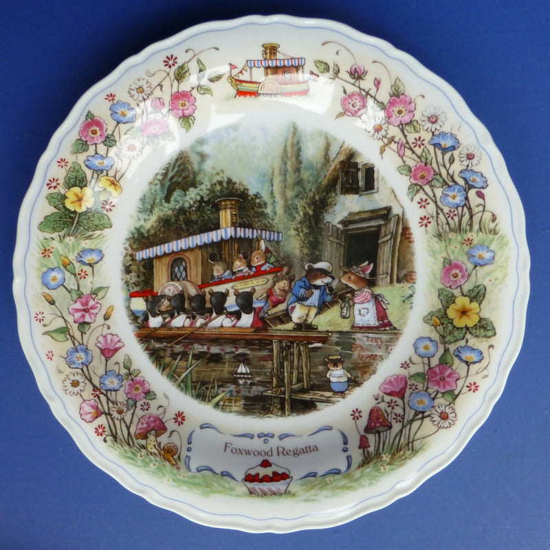 Wedgwood Foxwood Tales Plate - Foxwood Regatta