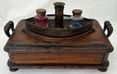 HMS Foudroyant, 1897 Wreck Salvaged Oak and Copper Inkstand.