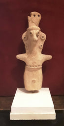 A Large Terracotta Section Of A Syro Hittite Fertility Idol, The Goddess Astarte.