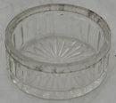 William IV Silver and Cut Glass Circular Box. London 1834. 1.2 troy ounces.
