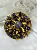 Vintage Dolce & Gabbana Crystal Statement Brooch