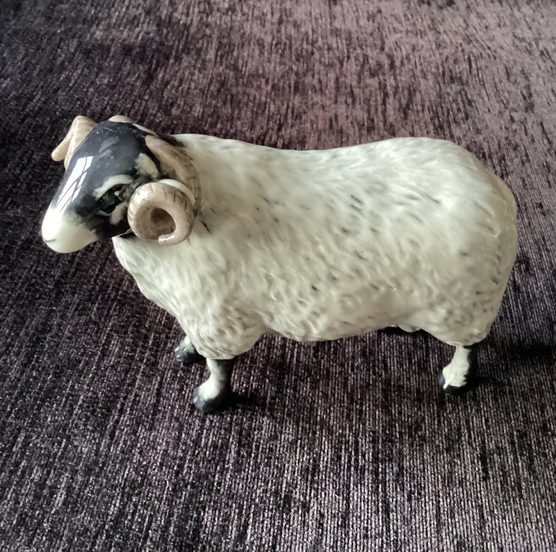 John Beswick Swaledale Ram Beswick sheep figurine John Beswick Limited Edition figurine