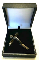 A Roman Military Solid Silver, Crossbow Style Cloak Brooch.