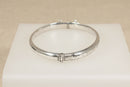Vintage Silver Hinged Bangle 1972