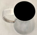 Elizabeth II Modernist Silver Mug. London 1956 Gerald Benney. 9.2 troy ounces.