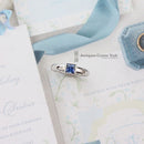 Boodles Platinum & Sapphire Ring