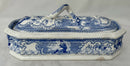 Napoleon Bonaparte Pearlware Razor Box, William Smith & Co. Circa 1840.