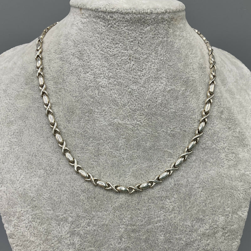 Hallmarked silver necklace