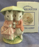 Royal Albert Beatrix Potter Royal Albert Squirrel Figurine Royal Albert Goody and Timmy figurine