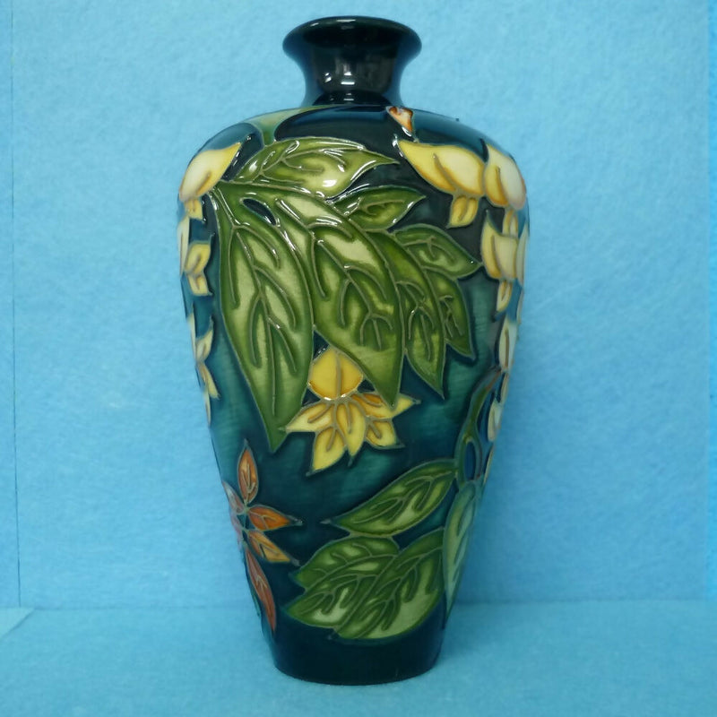 Moorcroft Vase (6.10 inch) in the Wisteria Design by Philip Gibson