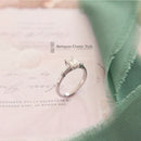 Platinum Emerald Cut Diamond 0.96ct Solitaire Ring