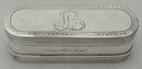 Louis XVI Silver Snuff Box. Paris 1785, D. Bourgoin. Discharge Mark of Jean-François Kalendrin, 4.1 troy ounces.
