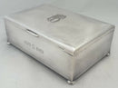 Swedish Silver Plated Cigar Box, circa 1929.