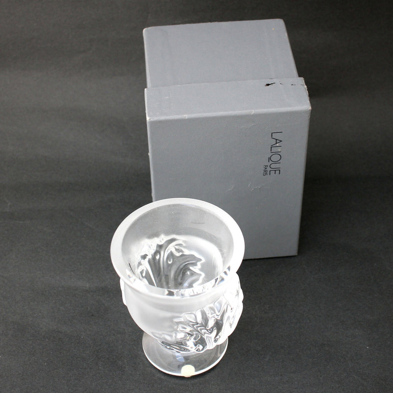 Marc Lalique urn vase "Saint Cloud"