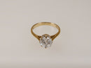 9ct Gold & CZ Solitaire Ring