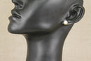 Charming 9ct Gold & Clear Quartz Stud Earrings