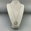 Silver Maria Theresa thaler pendant necklace