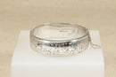 Vintage Silver Hinged Bangle