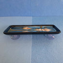 A Moorcroft Pen Tray in the Calla Lily Design by Emma Bossons