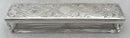 Victorian Silver and Cut Glass Dressing Table Box. Sheffield 1870 James Dixon. 1.8 troy ounces.