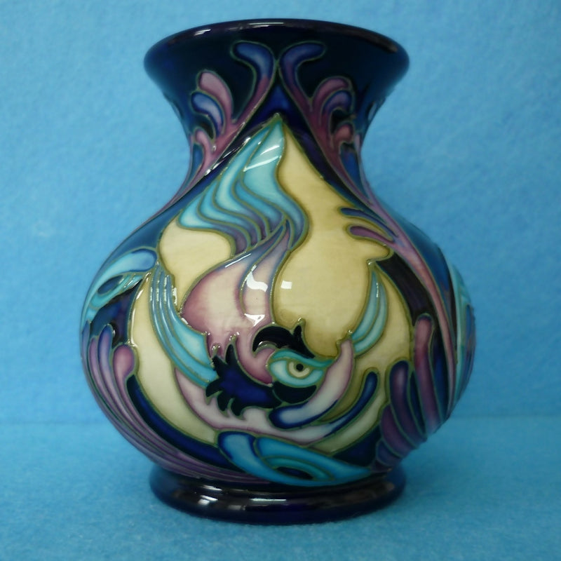 Moorcroft Weasel Fish Vase. Moroccan Myths Collection by Kerry Goodwin.
