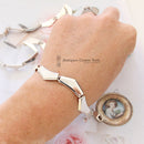 Vintage Tianguis Jackson Modernist Sterling Silver Necklace & Bracelet Set (1997)