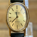 Vintage Omega De Ville Ladies Quartz Watch | c.1979 | Cal. 1350 | 23mm Gold Plated Oval Case