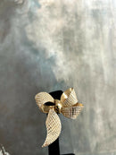 Vintage Christian Dior Gold Plated Bow Brooch