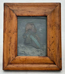 Admiral John Jervis, 1st Earl of St Vincent, Polychrome Wax Relief Portrait Profile.