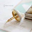 18ct Opal & Diamond Cluster Ring