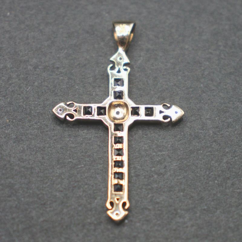 9ct-gold-sapphire-and-diamond-cross-pendant-25a016b