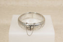 Vintage Sterling Silver Hinged Bangle – Birmingham 1974, Excaliber for Harrods London