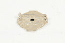 Sterling Silver Celtic Brooch with Onyx