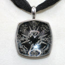 Baccarat silver snowflake pendant/necklace