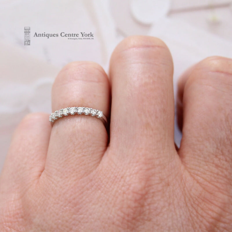 18ct White Gold Diamond Half Eternity 0.30ct