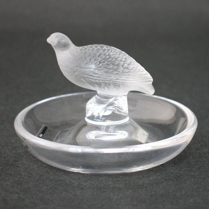 Lalique Grouse pin/ring dish