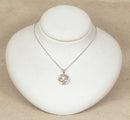 Stylish Silver & Gold Welsh Clogau Pendant with Chain – Boxed