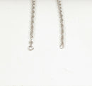 Elegant Silver ‘Prince of Wales’ Rope Chain Necklace – 16” Birmingham Hallmarked