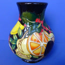 Moorcroft Vase - Figgy Pudding By Emma Bossons