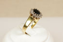 18ct Gold Sapphire & Diamond ‘Diana’ Ring